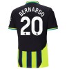 Maglia ufficiale Manchester City Bernardo 20 Trasferta 2024-25 per Bambino